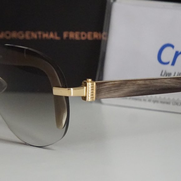 Morgenthal Frederics Sunglasses Buffalo Horn $1415 main image 10